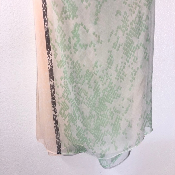 Diane Von Furstenberg Snake Print Pastel Dress - Picture 3 of 5